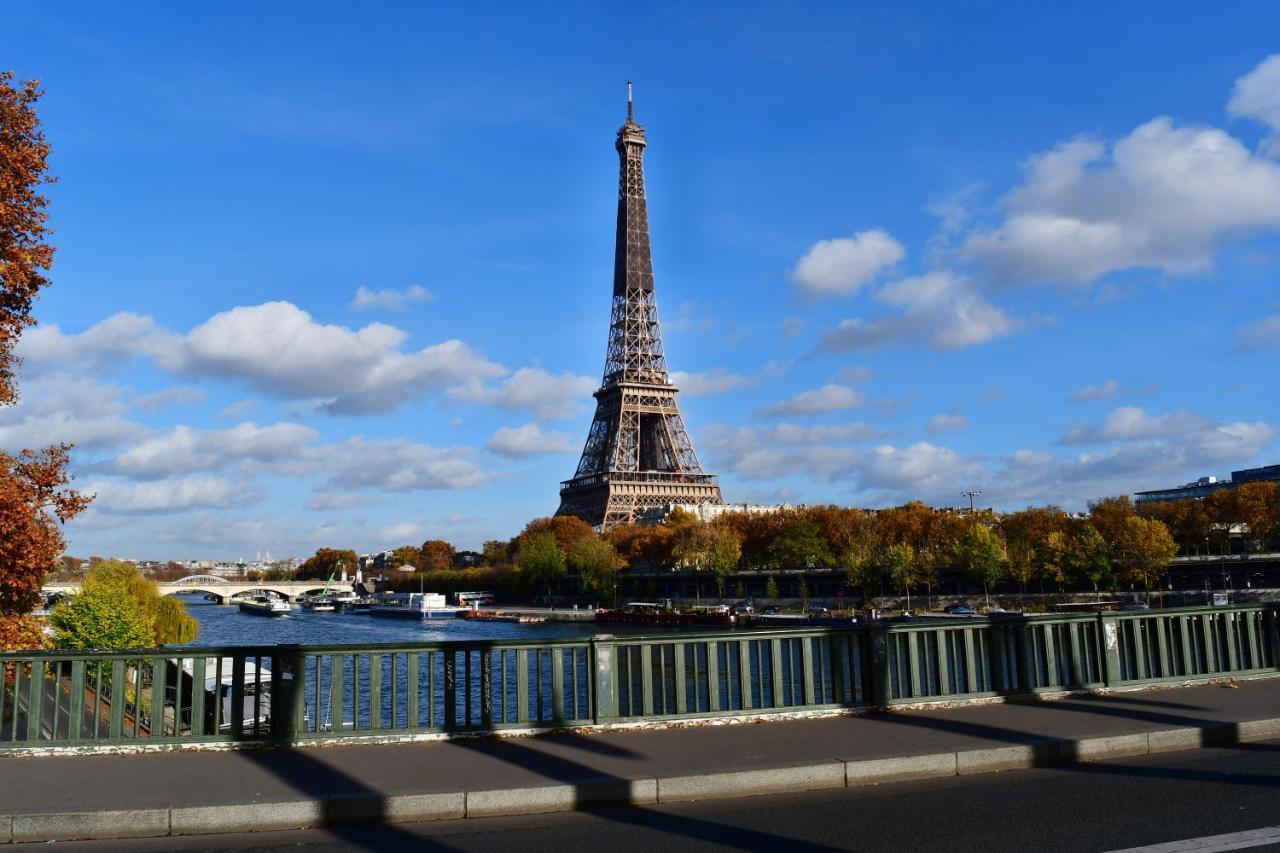 Bel Appartement Idealement Situe - Tour Eiffel Paris Exterior foto