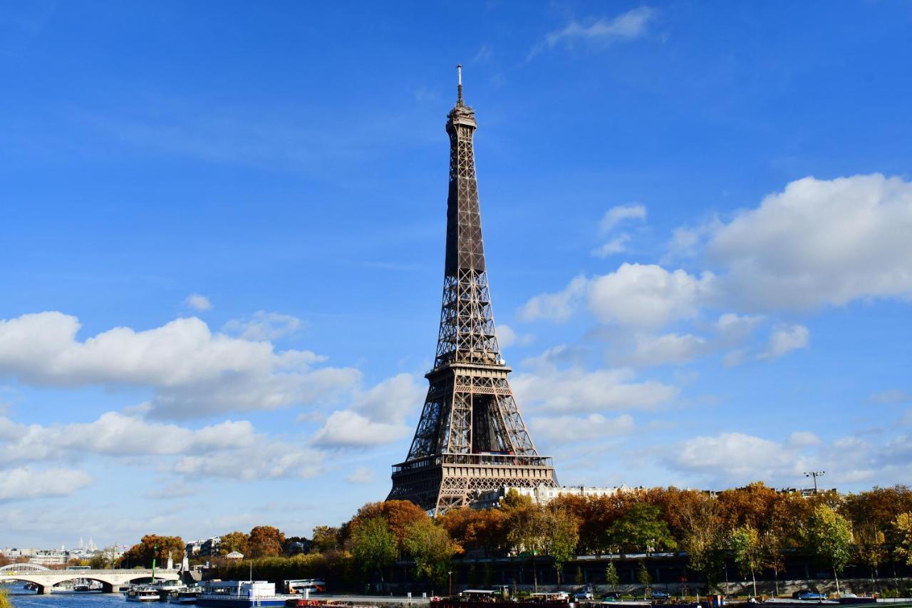 Bel Appartement Idealement Situe - Tour Eiffel Paris Exterior foto